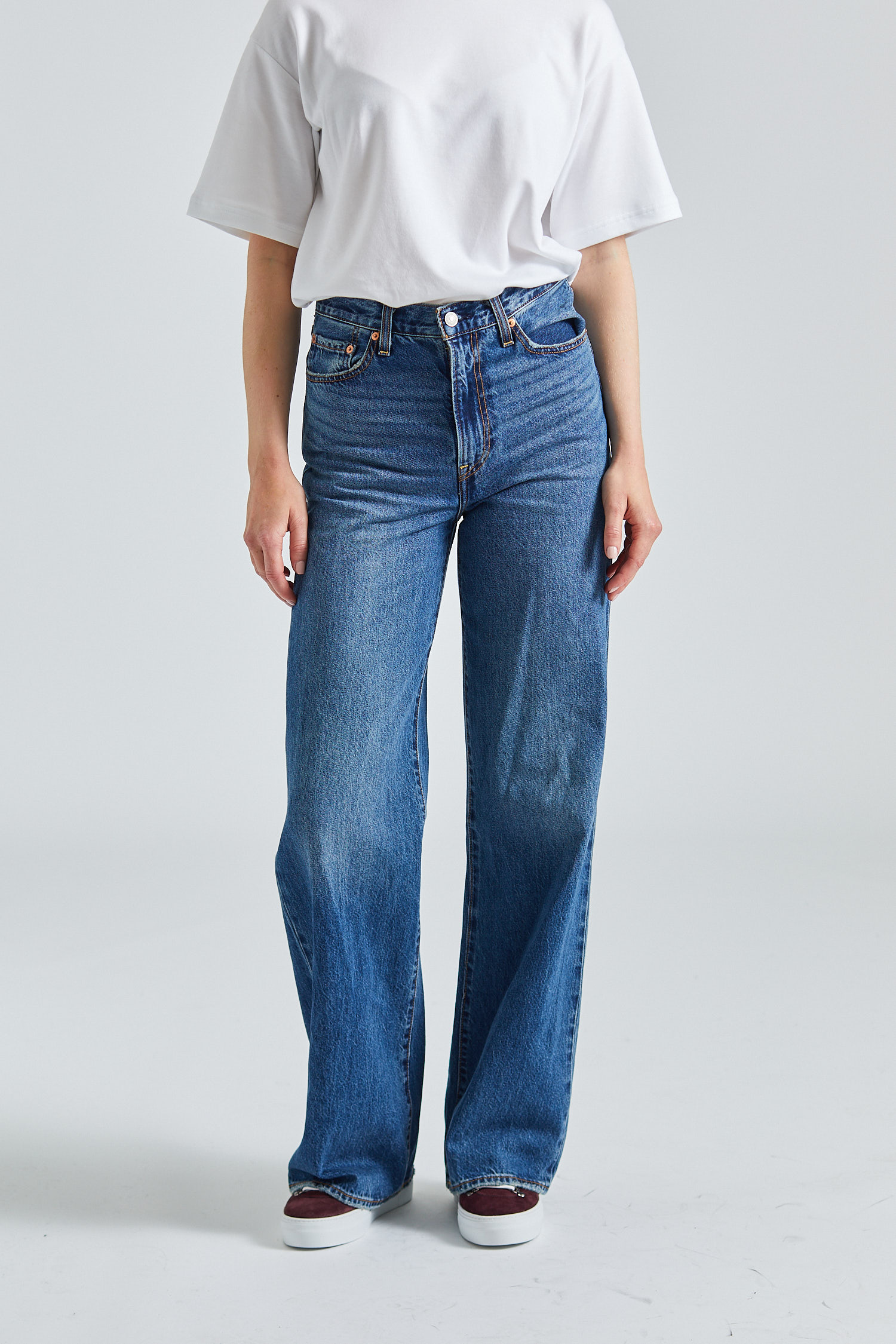 Levi's ribcage wide leg on sale